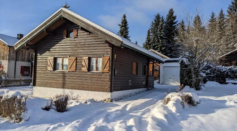Ferienhaus-Blockhuette Im Fichtelgebirge - Nagler See 2 Km Nagel 外观 照片
